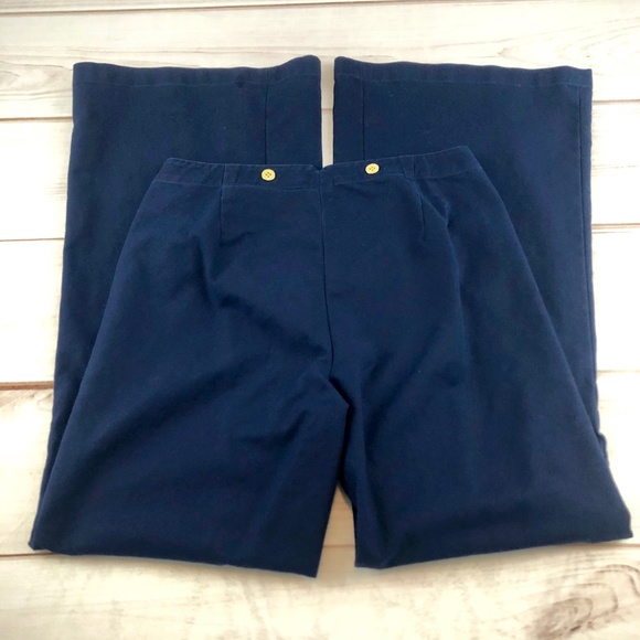 Ralph Lauren Navy Wide Leg Pants Size 6 (#131) - Picture 3 of 5